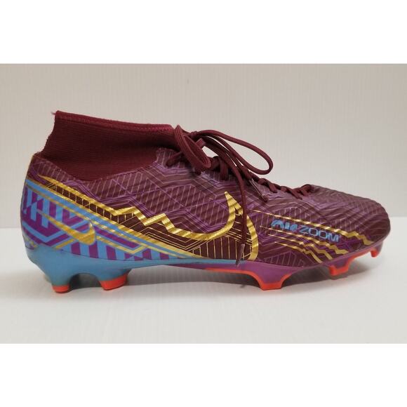 Nike Zoom Mercurial SuperFly 9 FG Mbappe PSG Soccer Cleat DO9345-694 Mens Sz 10 - Picture 1 of 13